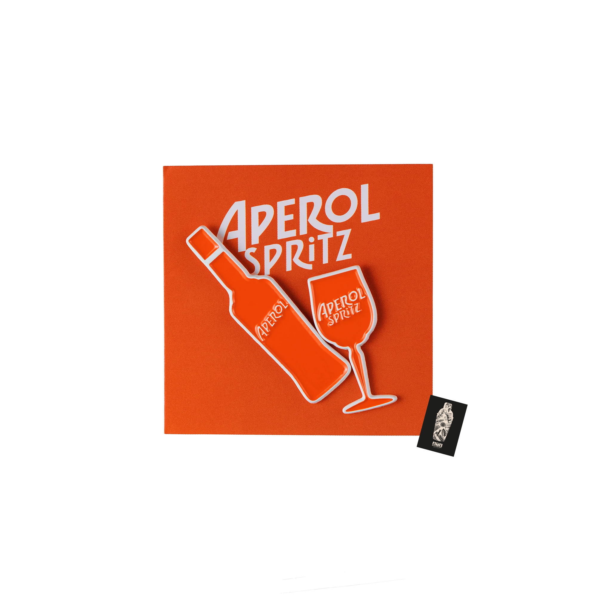 Aperol Pins – 2er-Set | Kultige Anstecker in leuchtendem Orange