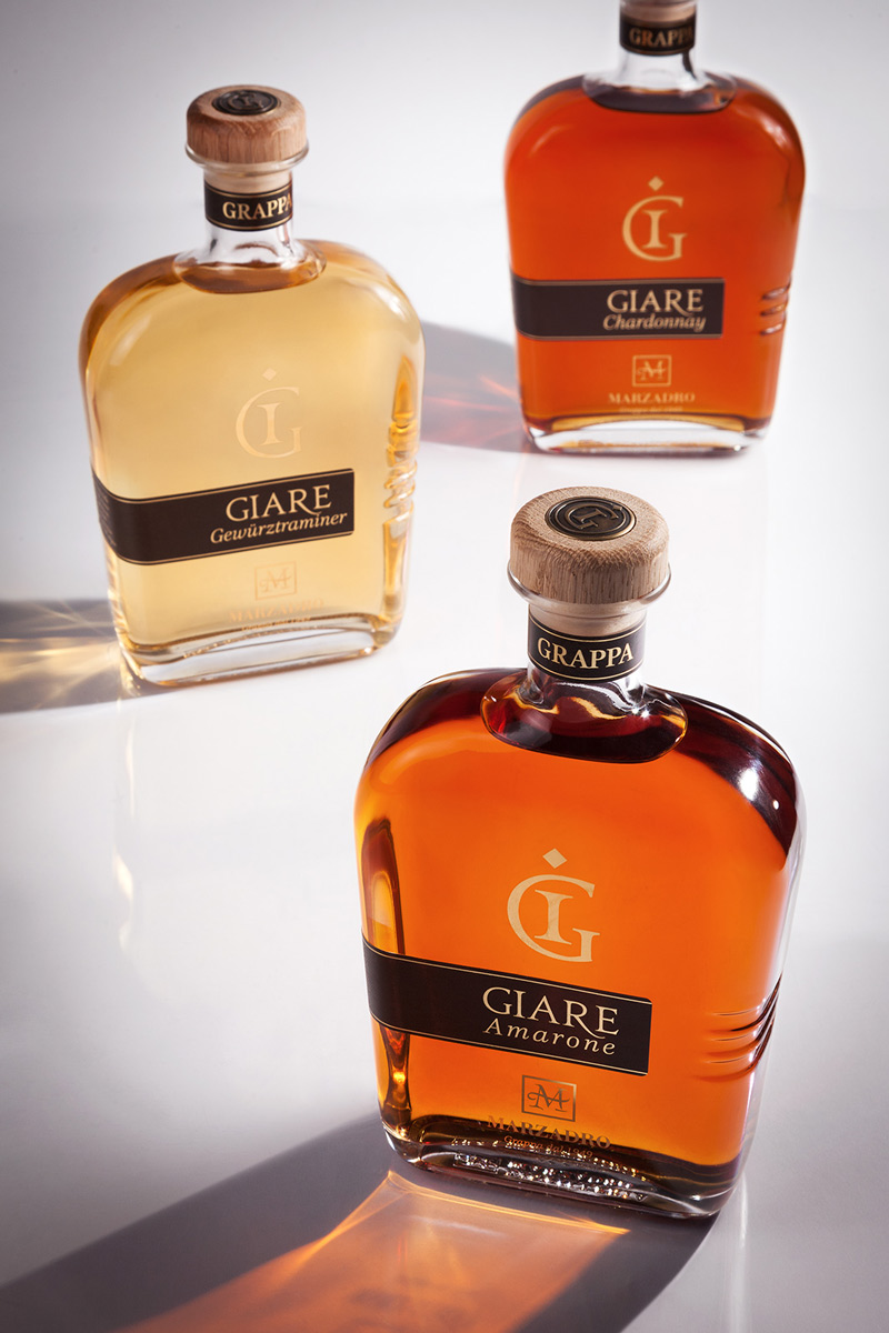 Marzadro Giare Chardonnay Grappa 0,7l 45% Vol. - [Enthält Sulfite]