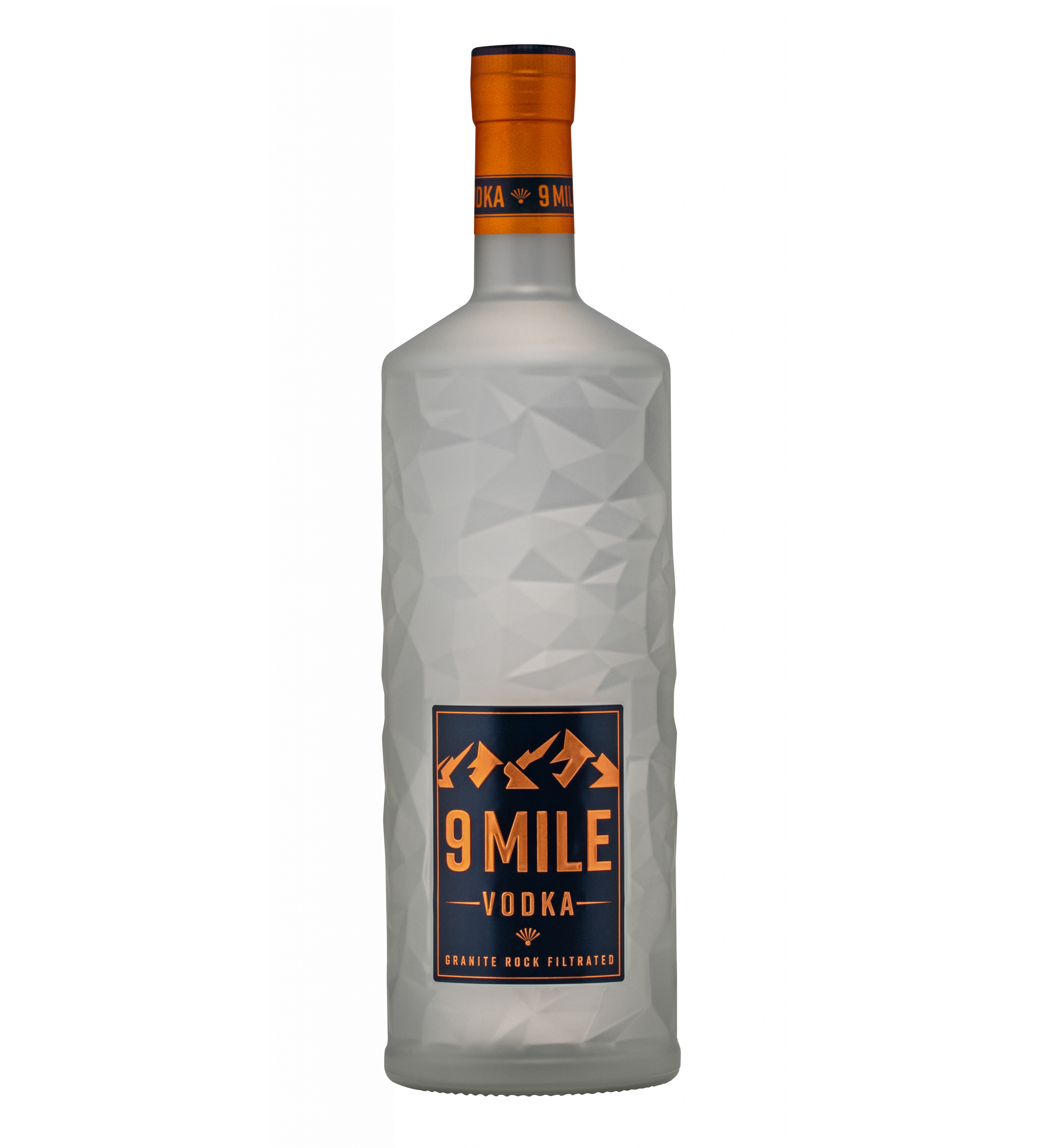 9 Mile Vodka Magnum Wodka 3l (37,5% Vol) mit Pumpe 3000ml Flasche- [Enthält Sulfite]