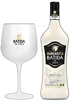 Mangaroca Batida de Côco 0,7L (16% vol) + 1x Batida Weinglas - Satinglas - [Enthält Sulfite]