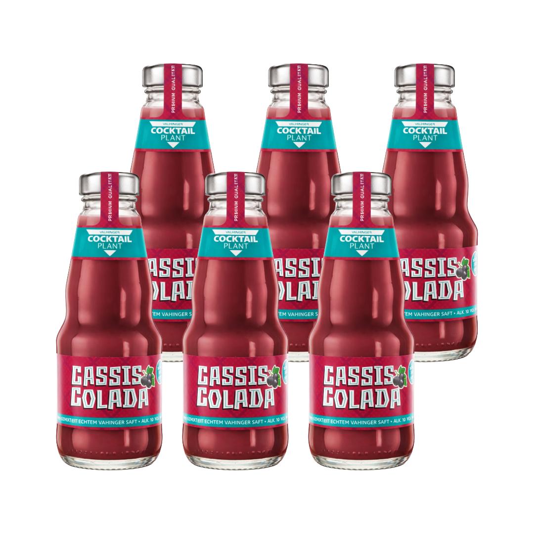 Cocktail Plant Cassis Colada 6x 0,2L – Fruchtiger Ready-to-Drink Cocktail mit Cassis, 10,1% Vol., inkl. Pfand MEHRWEG- [Enthält Sulfite]