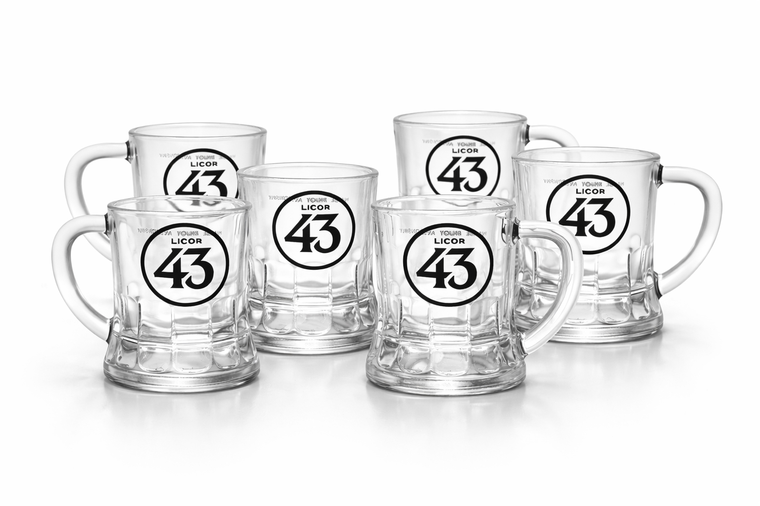 Licor 43 Cuarenta y Tres Shotgläser 6er Set – 2 cl Likör Gläser | Original 43er Schnapsgläser