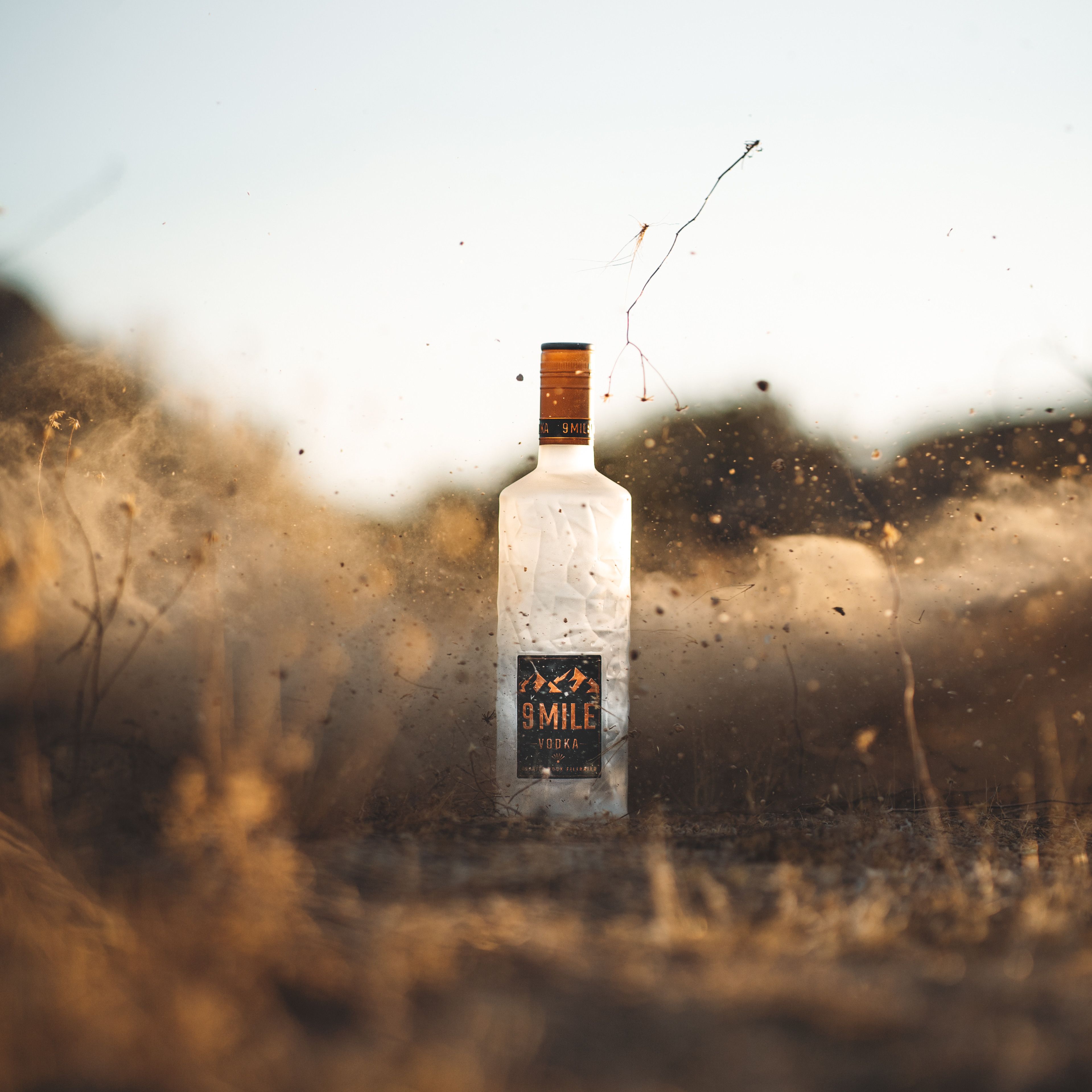 9 Mile Vodka Wodka 1L (37,5% Vol)- [Enthält Sulfite]