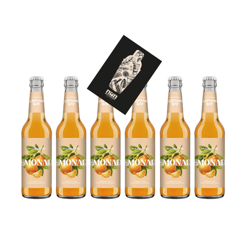 Elephant Bay Mandarin Lemonade - 6x Elephant Bay Mandarine je 330ml inkl. Pfand - MEHRWEG