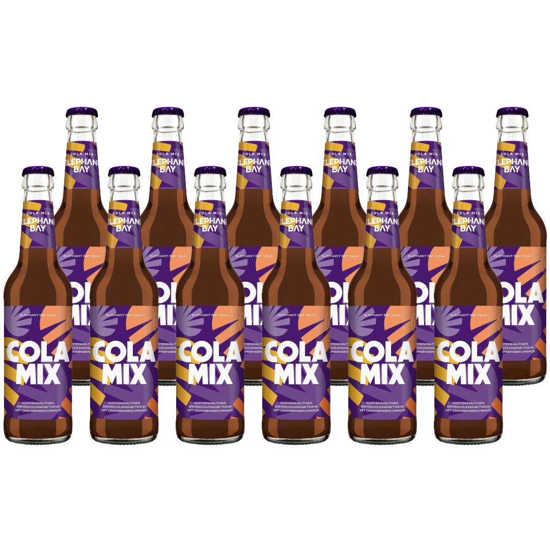 Elephant Bay Cola Mix – 12 x 0,33L | Fruchtig-spritziger Cola-Orangenmix inkl. Pfand MEHRWEG