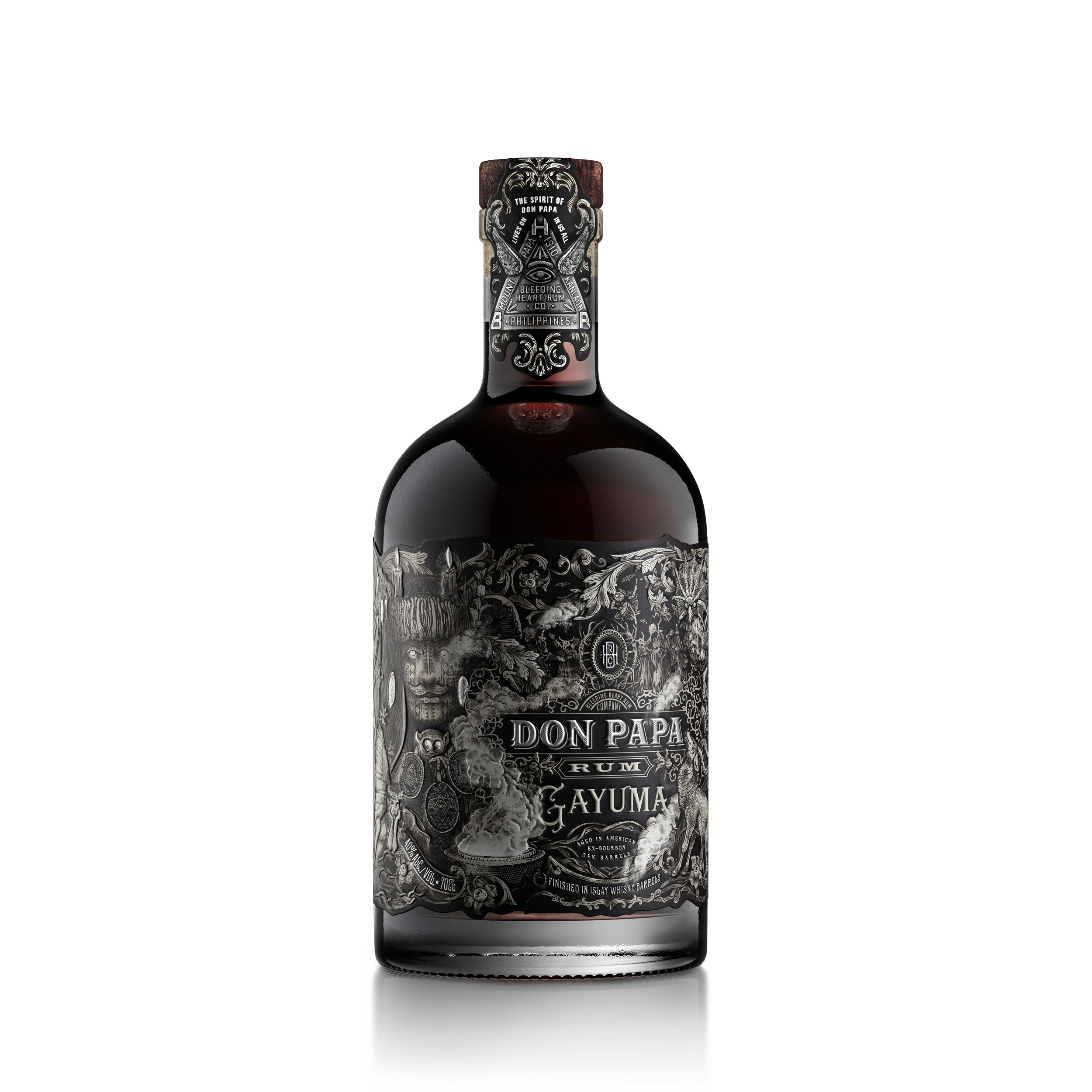 Don Papa Rum Gayuma 0,7L (40% Vol) Rhum Ron aged in american ex-bourbon oak barrels- [Enthält Sulfite]