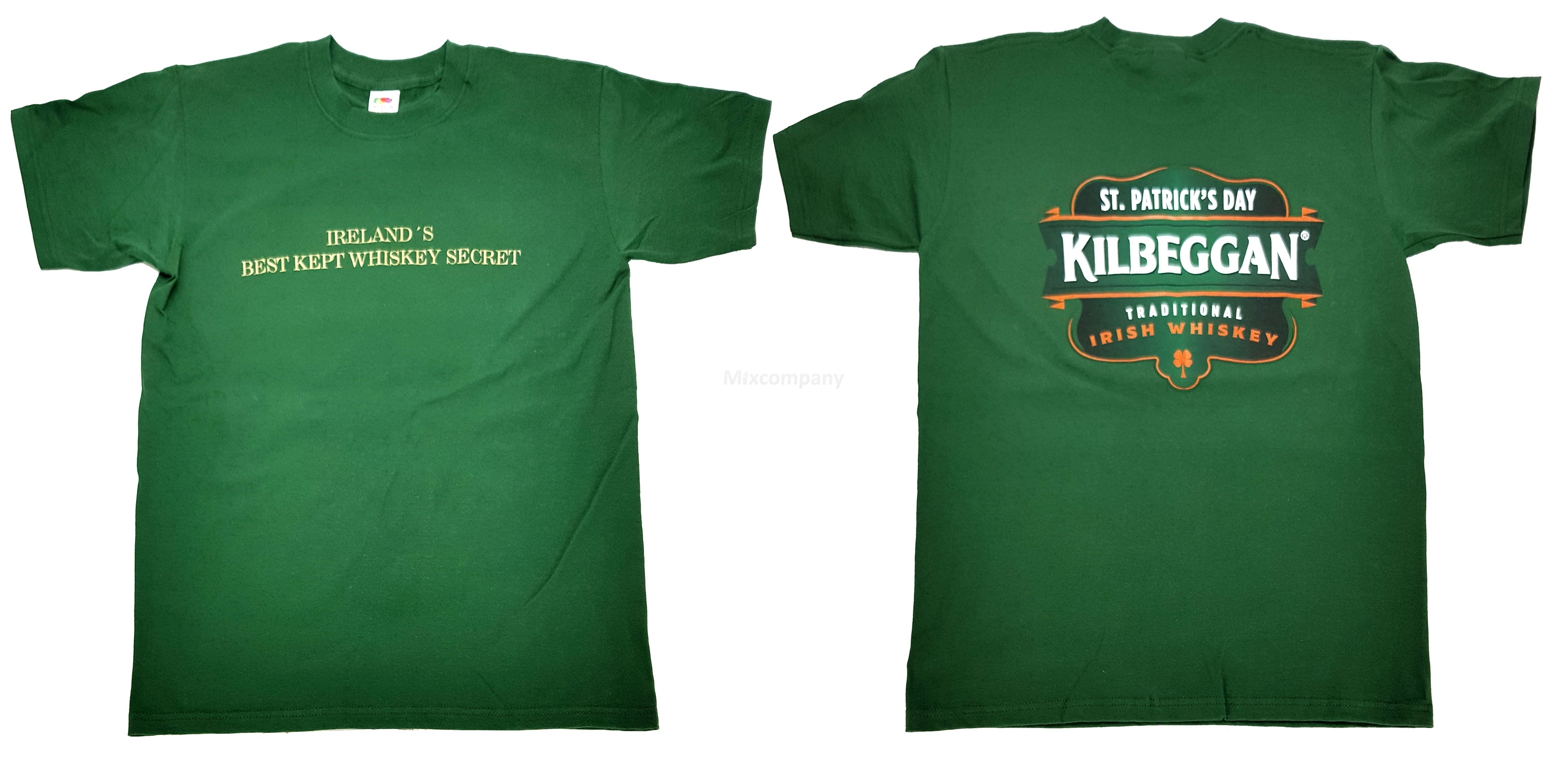 Kilbeggan St. Patricks Day T-Shirt grün - 100 Prozent Baumwolle - Größe M