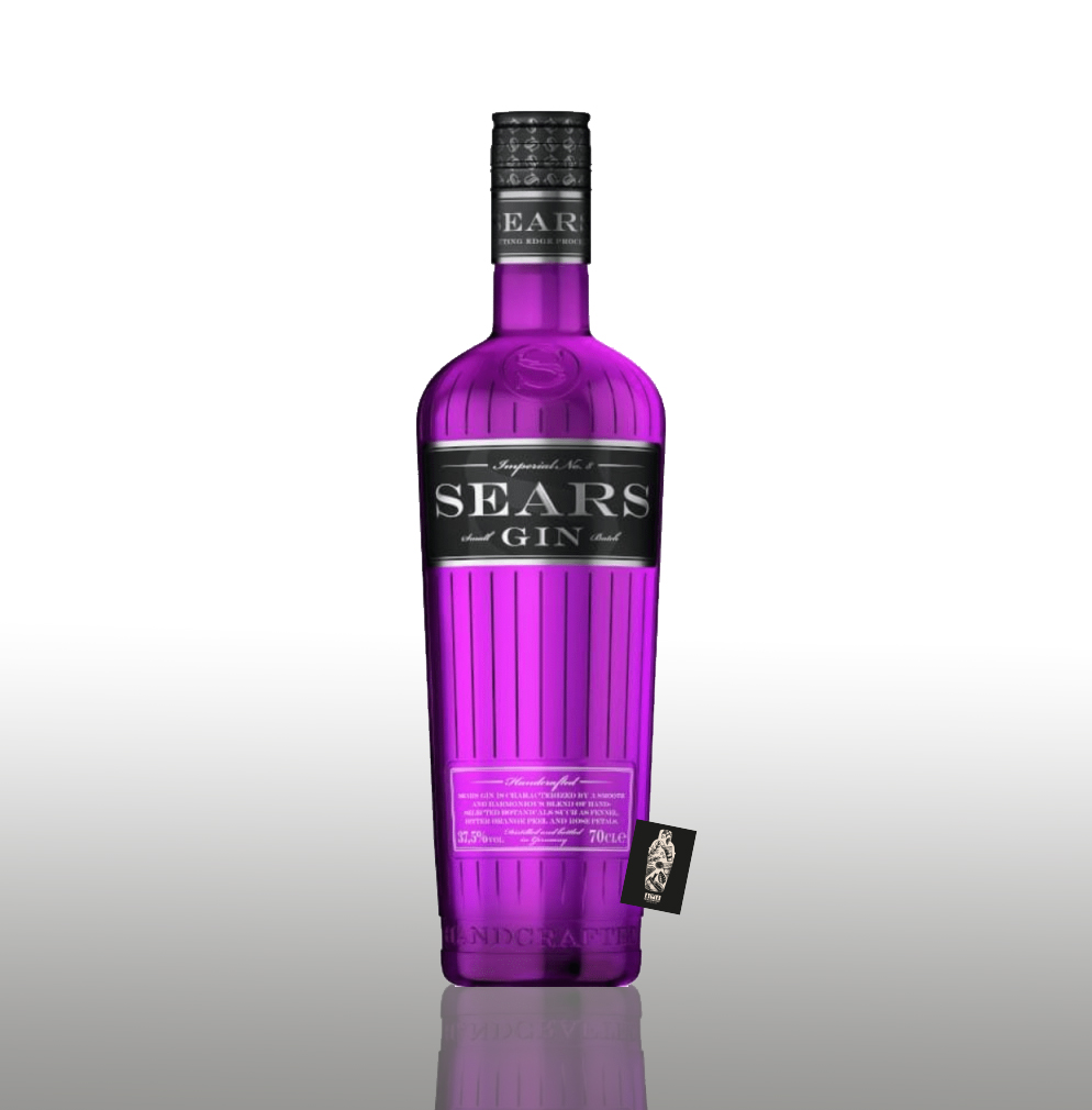 Sears Gin 0,7L (37,5% vol.)- Plus 1x Rührgläser 
