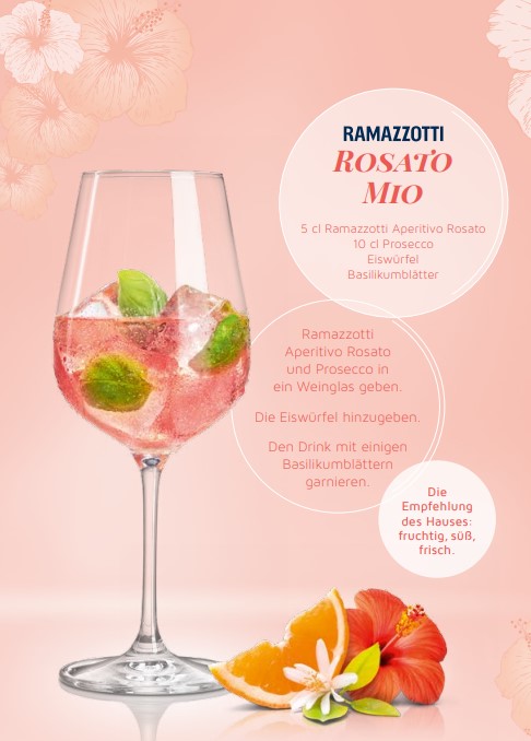 Ramazzotti Rosato Aperitivo 0,7L (15% | von Aromen Hibiskus [Enthält Orangenblüten- und Vol) 12405 Sulfite