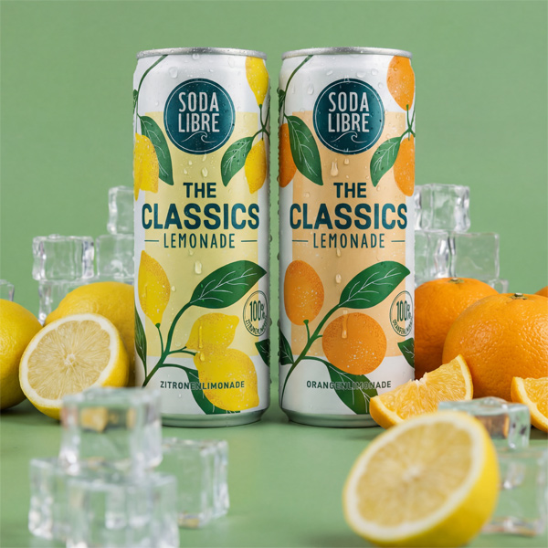 Lemonade Soda Libre The Classics Lemonade Zitronenlimonade 12 x 330 ml Dose inkl. Pfand EINWEG