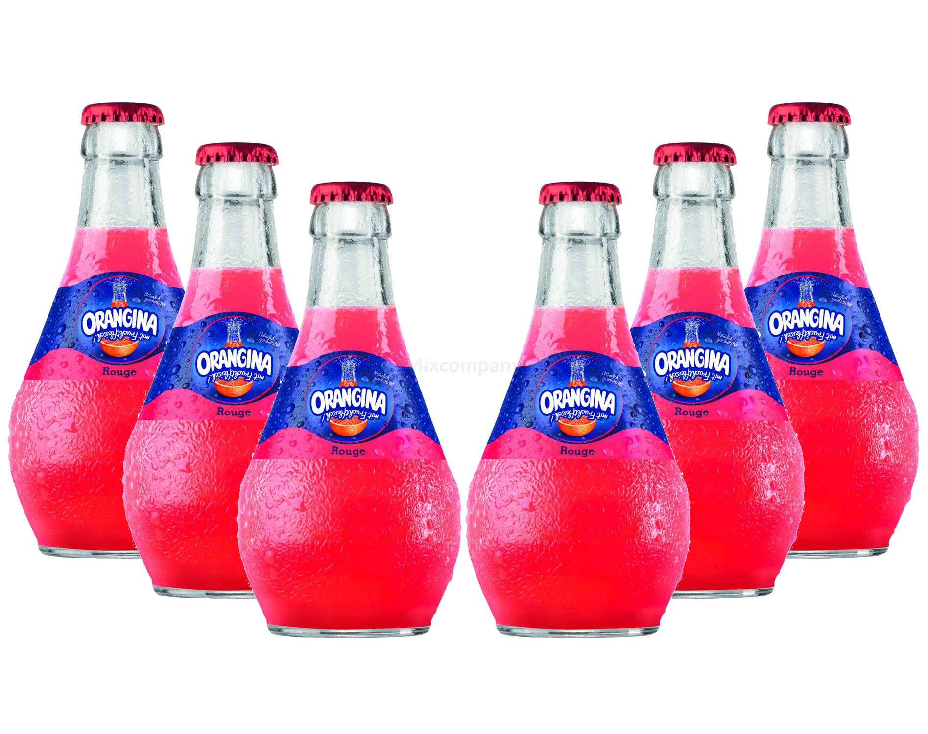 Orangina Rouge Limonade - 6x250ml = 1500ml - Inkl. Pfand MEHRWEG