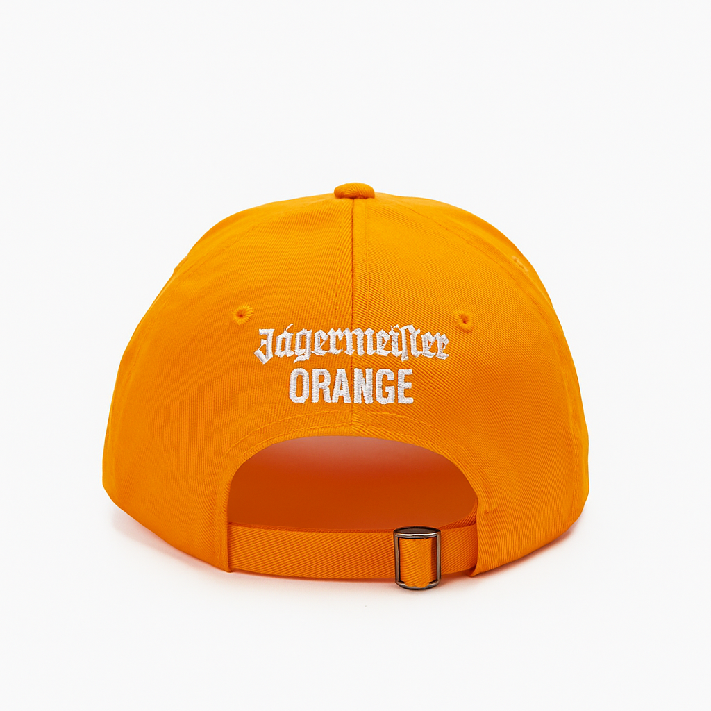 Jägermeister Orange Cap – „Peel the Power“ Limited Edition Kappe