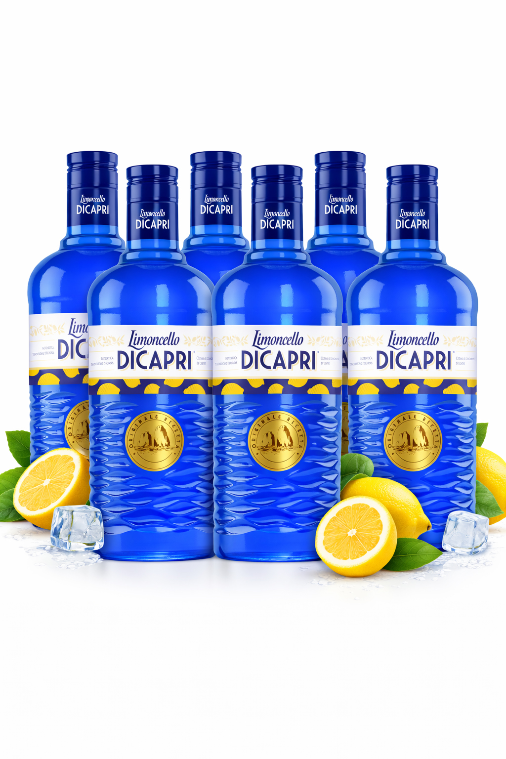 Limoncello Limoncello Di Capri Crema 6 x 0,5L – italienischer Zitronen-Cremelikör mit 19% Vol.- [Enthält Sulfite]