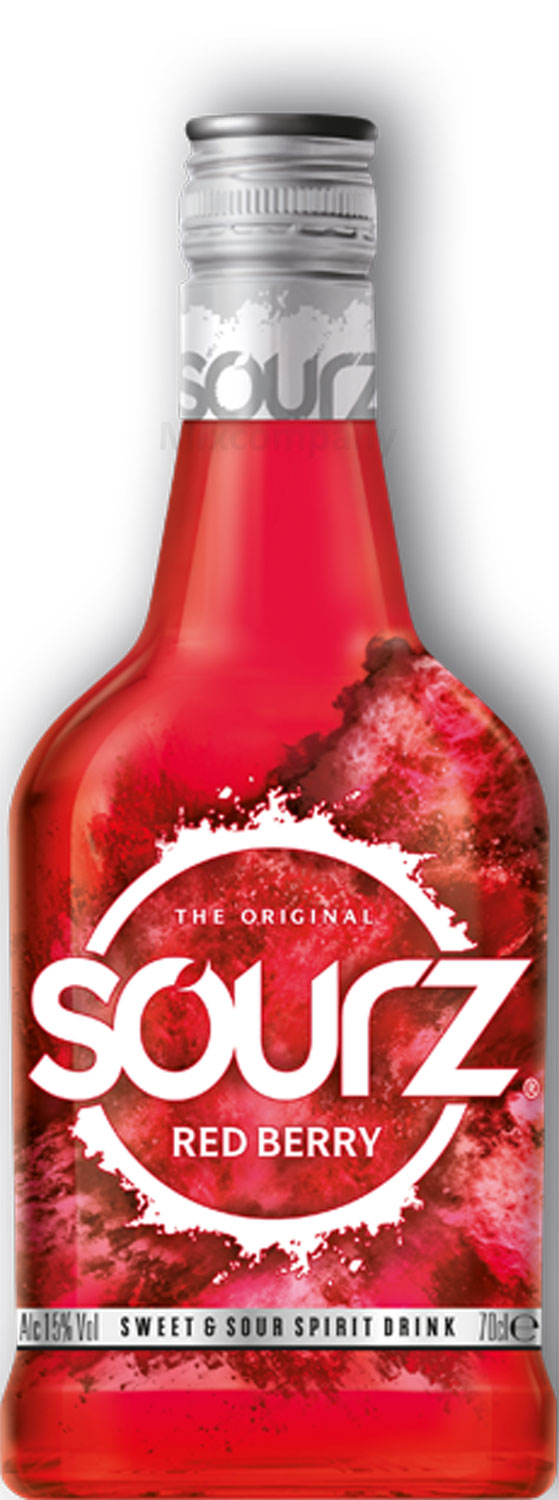 Sourz Redberry Likör 0,7l 700ml (15% Vol) -[Enthält Sulfite]