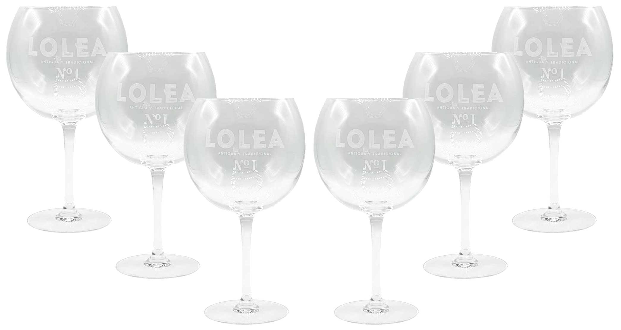 Lolea Stilglas 6er Set Lolea Sangria No1 Ballonglas 6 Gläser