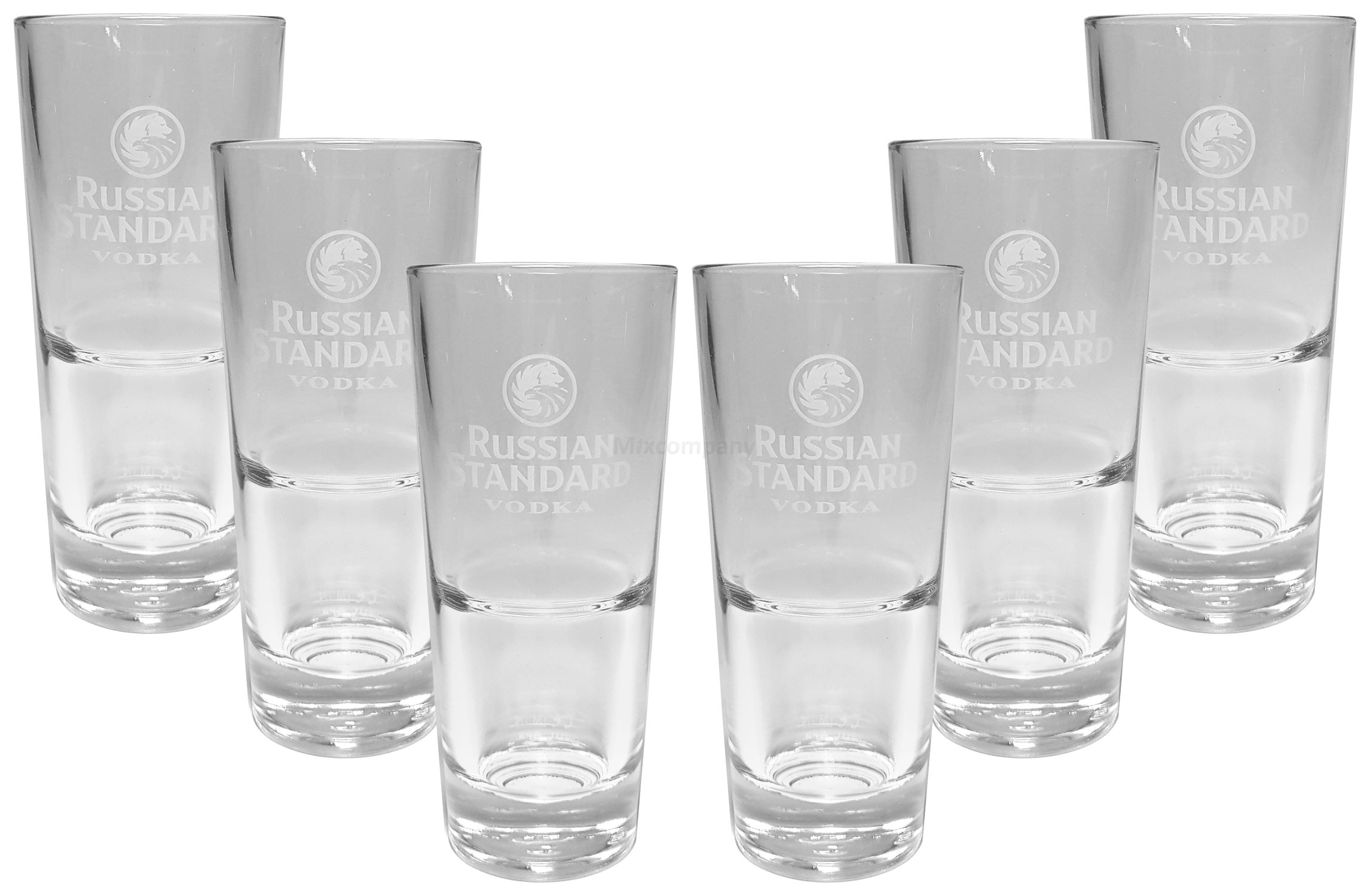 Russian Standard Glas Gläser-Set - 6x Longdrink Gläser