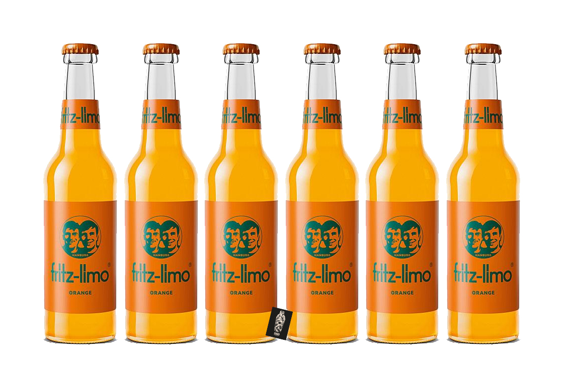 Fritz-Kola 6er-Set Orange 6x 0,33L inkl. Pfand Mehrweg 