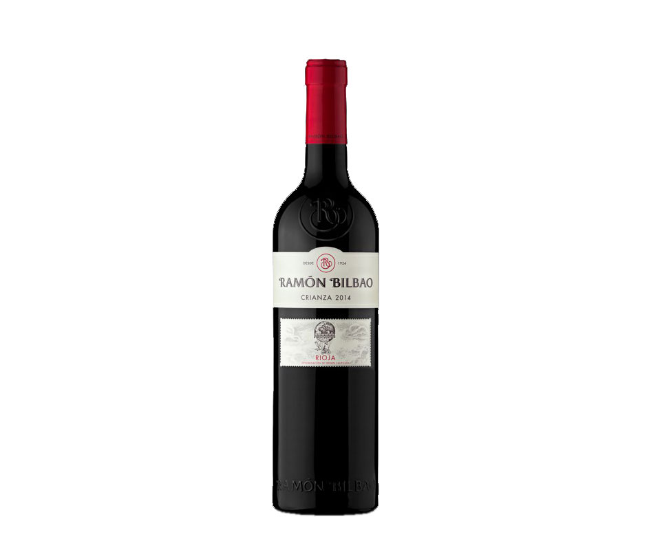 Ramon Bilbao Crianza Rioja Rotwein 0,75L (14% Vol) Spanien fruchtig gradlinig Tempranillo Trauben Jahrgang variierend- [Enthält Sulfite]