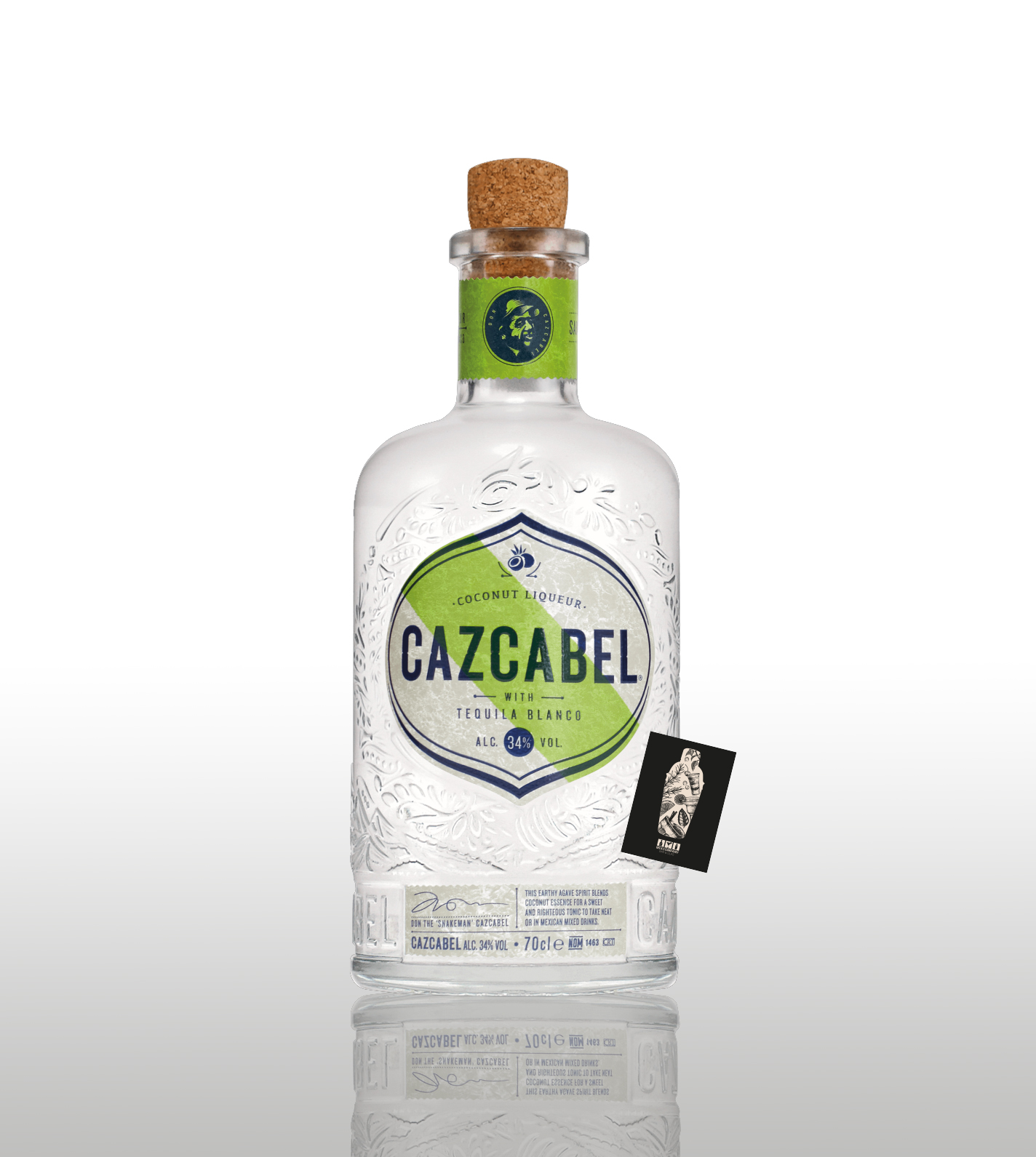 Cazcabel Coconut Tequila 0,7L (34% Vol.)- [Enthält Sulfite]