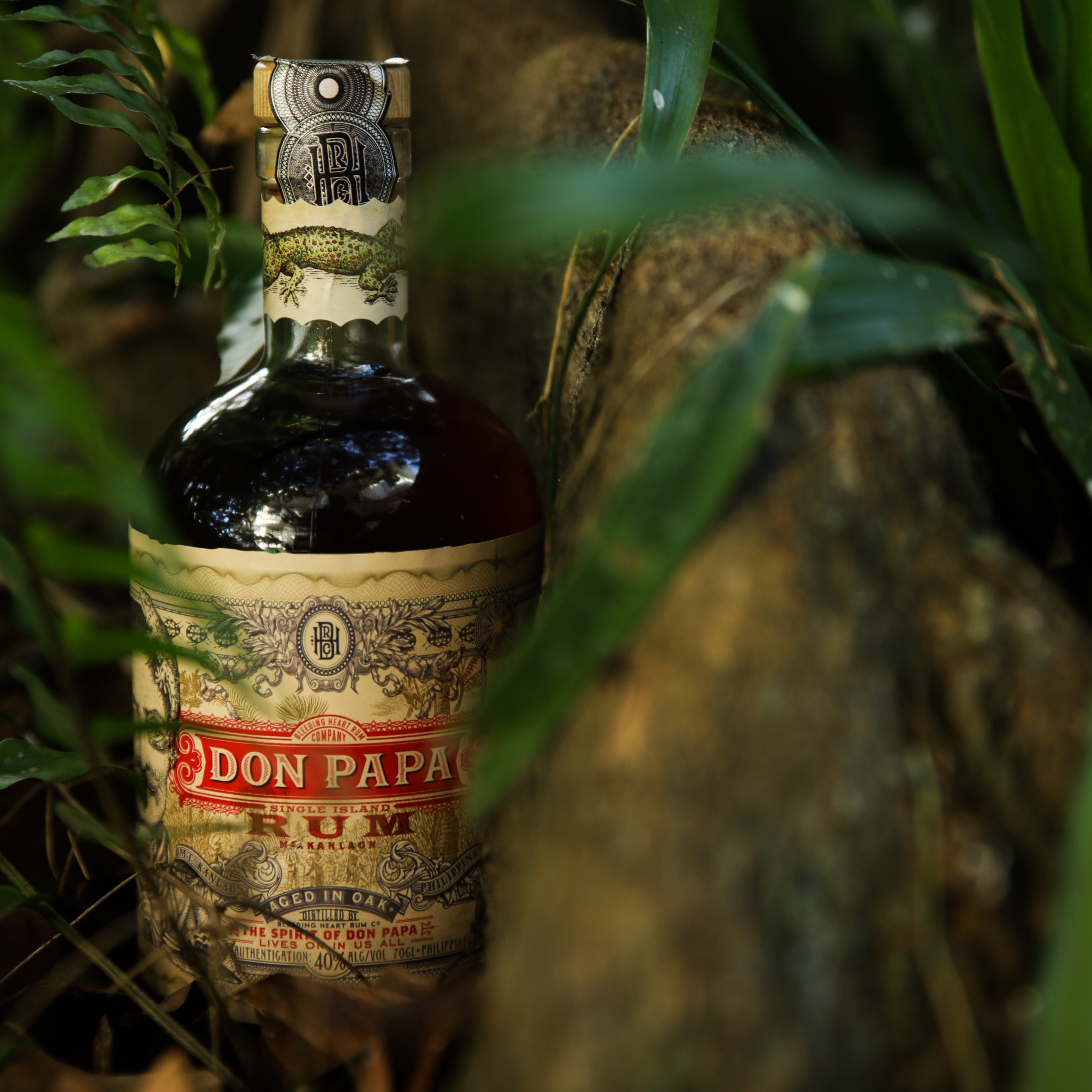 Don Papa Rum 0,7l (40% Vol) Ron Spirituose Bar Cocktail Longdrink Rarität - [Enthält Sulfite]