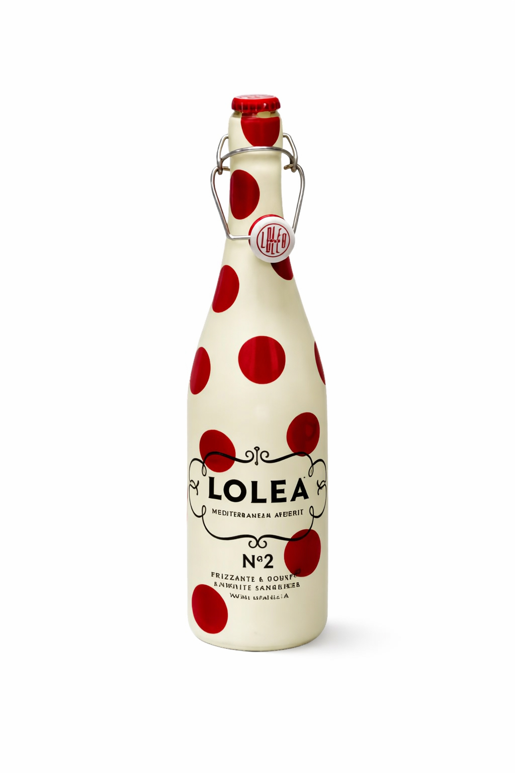 LOLEA Sangria Set N°2 Weiß – 0,75 L (7 % Vol) | Weißwein-Sangria aus Chardonnay & Macabeo | inkl. Metall-Kühler mit Henkel & 2 Ballongläsern | Premium Geschenkset- [Enthält Sulfite]