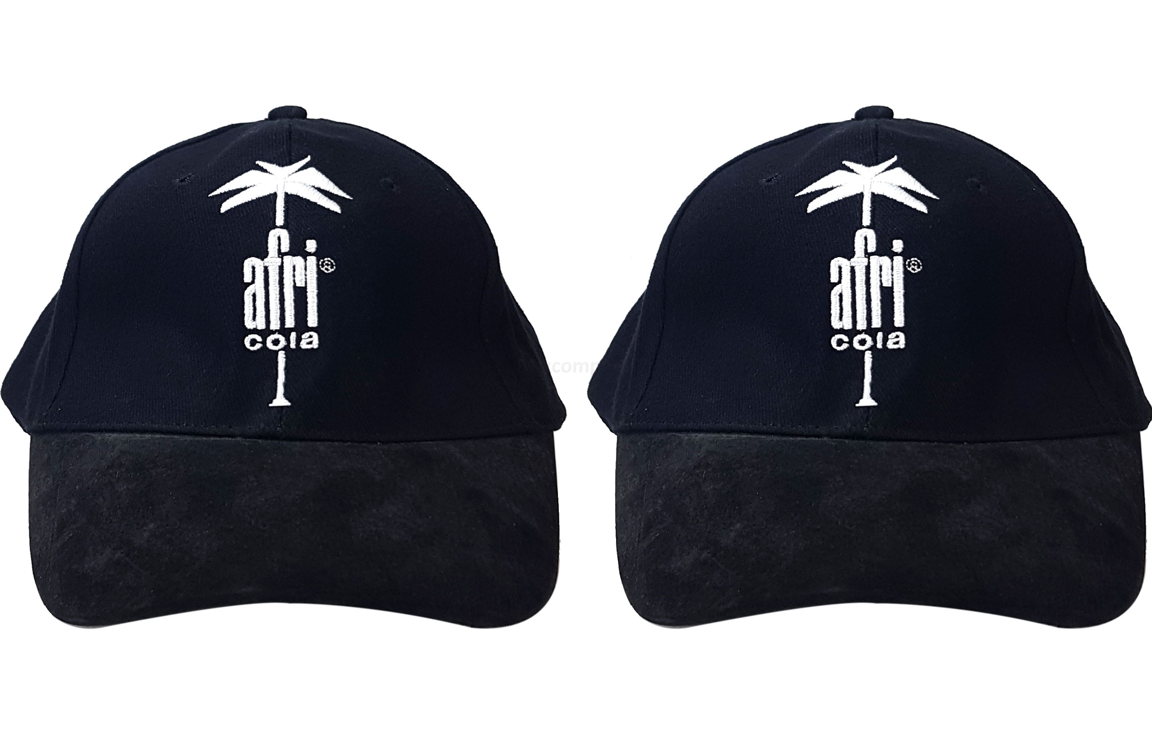 Afri Cola Cap Kappe Basecap schwarz - 2er Set