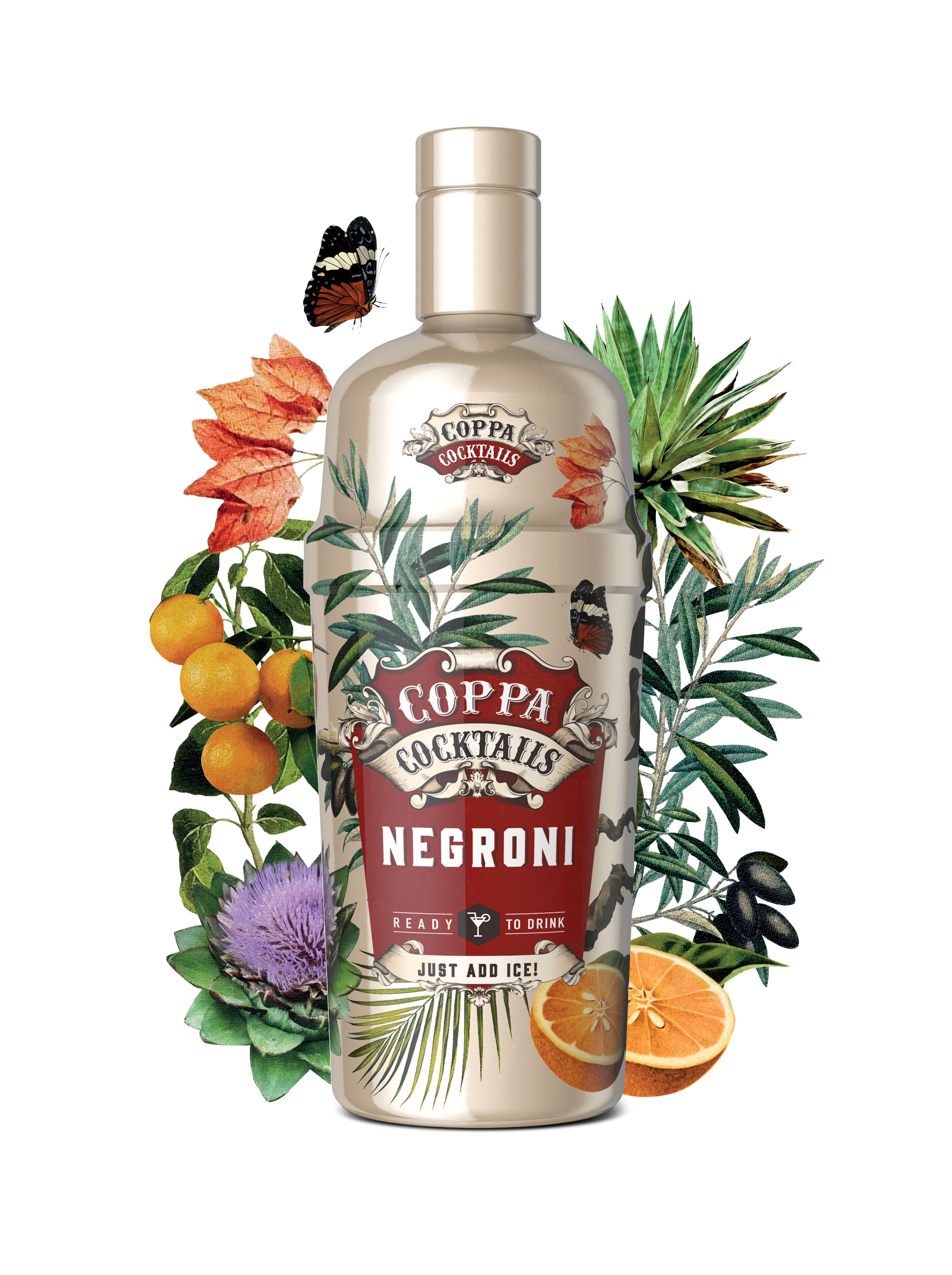 Coppa Cocktails - Negroni 0,7L 14,9% Vol. Ready to drink Cocktail - [Enthält Sulfite]