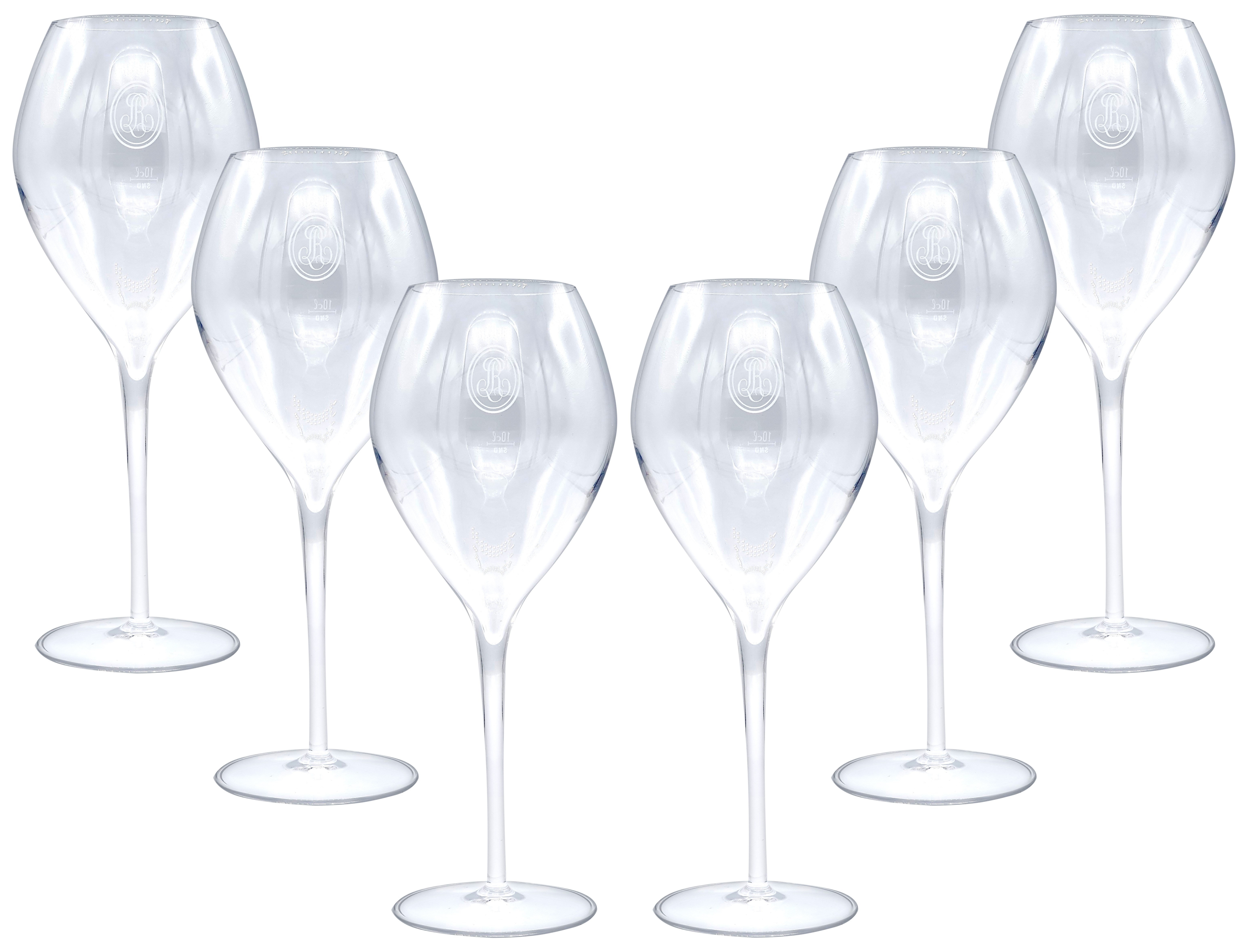 Louis Roederer Champagner Sekt Glas Gläser-Set - 6x Gläser 