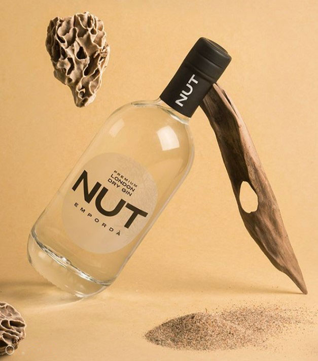 NUT 6er Set MINIATUR Emporda London Dry Gin 6x 50ml (45% Vol) 13 Botanicals Miniatur NUT Distillery aus Spanien- [Enthält Sulfite]