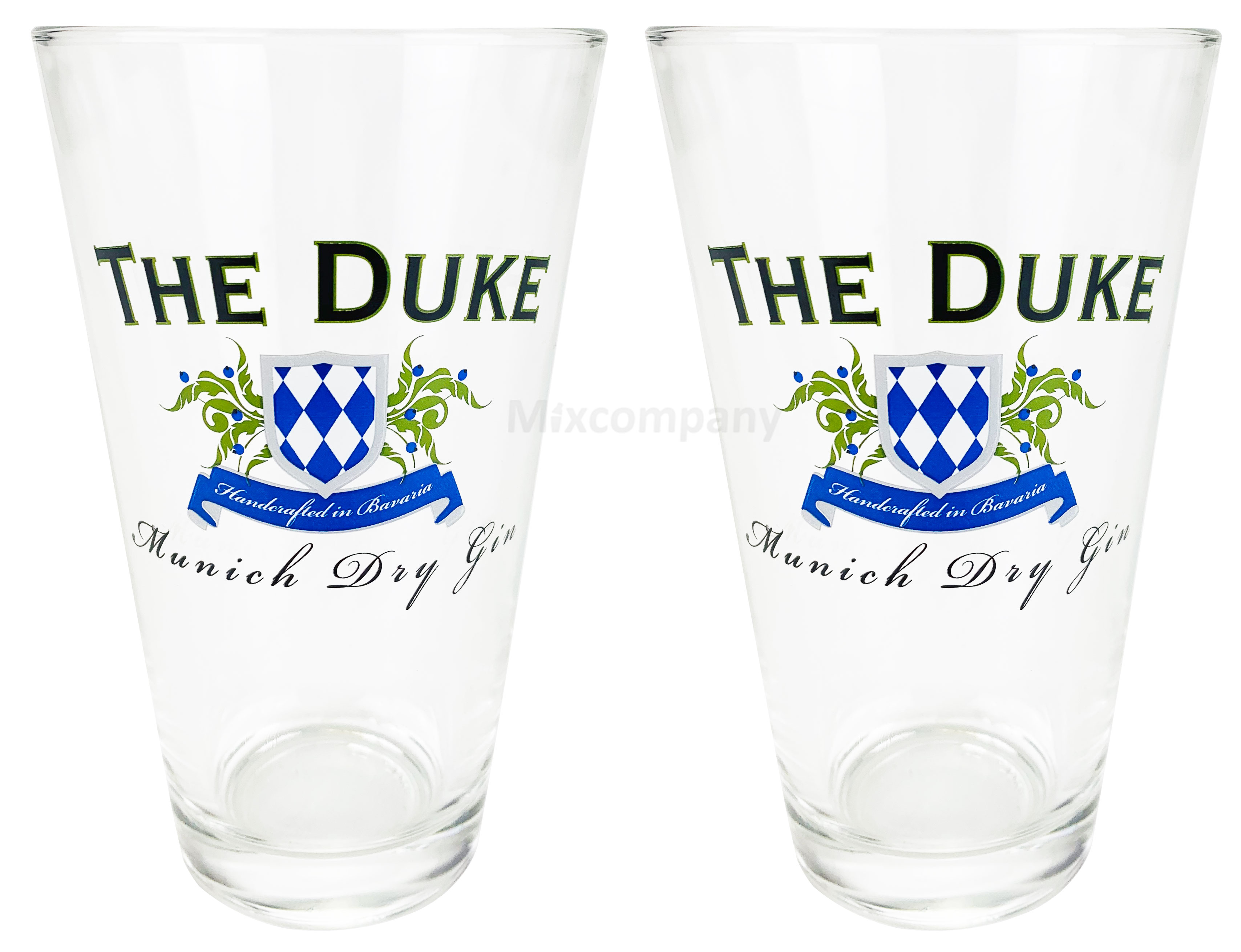 Das The Duke Munich Dry Gin Glas Gläser Ginglas Longdrinkglas - 2er Set