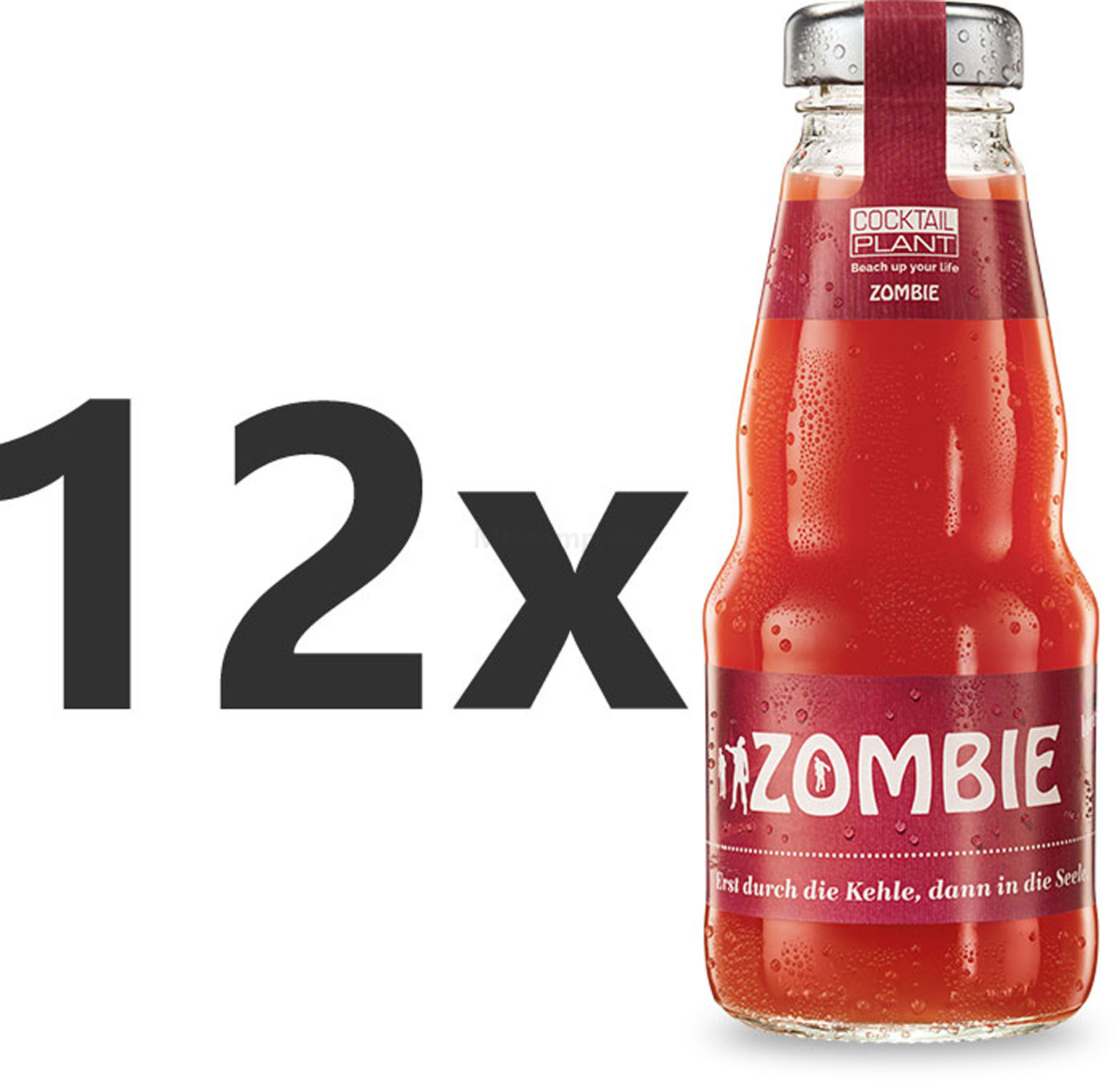 Cocktail Plant Zombie (10,1% Vol) 12x 0,2l = 2,4l - inkl. Pfand MEHRWEG - [Enthält Sulfite]