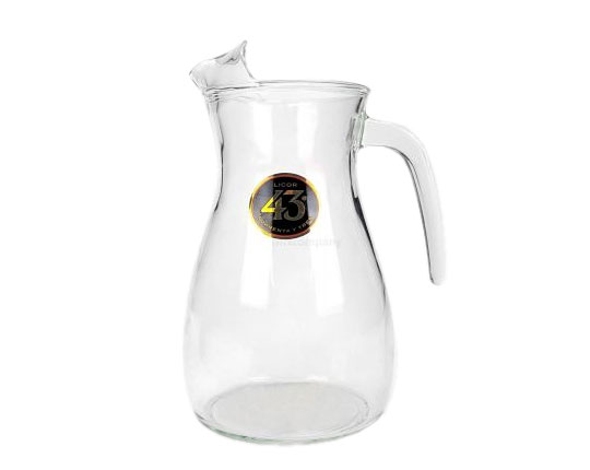 Licor 43 Cuarenta y Tres Pitcher Karaffe 1L Krug Likör Liquor Shaker Glas Glas Henkel Kanne Gastro Gläser
