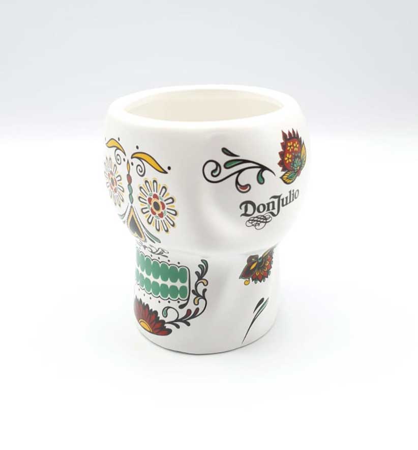 Don Julio Tequila Tasse / Keramik Becher Totenkopf Design