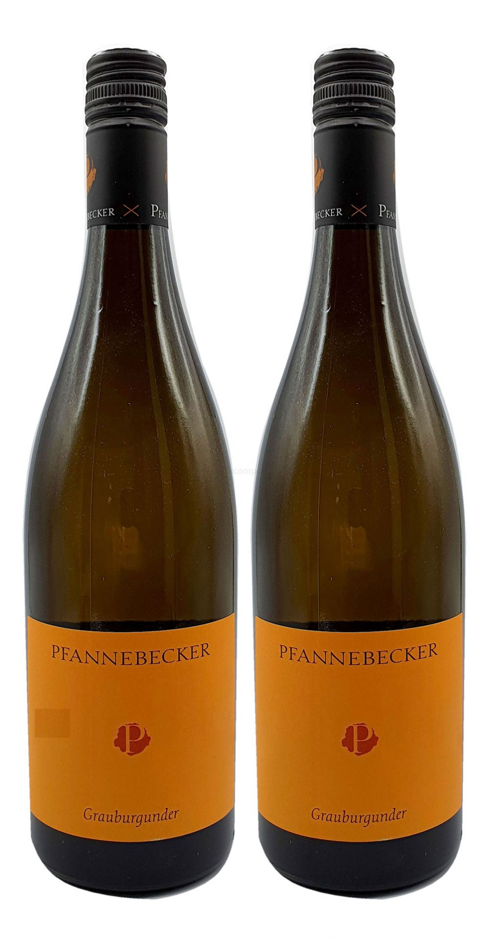 Pfannebecker - 2er Set Grauburgunder 0,75L (13,5% Vol) Trocken - Rheinhessen - deutscher Qualitätswein -[Enthält Sulfite]