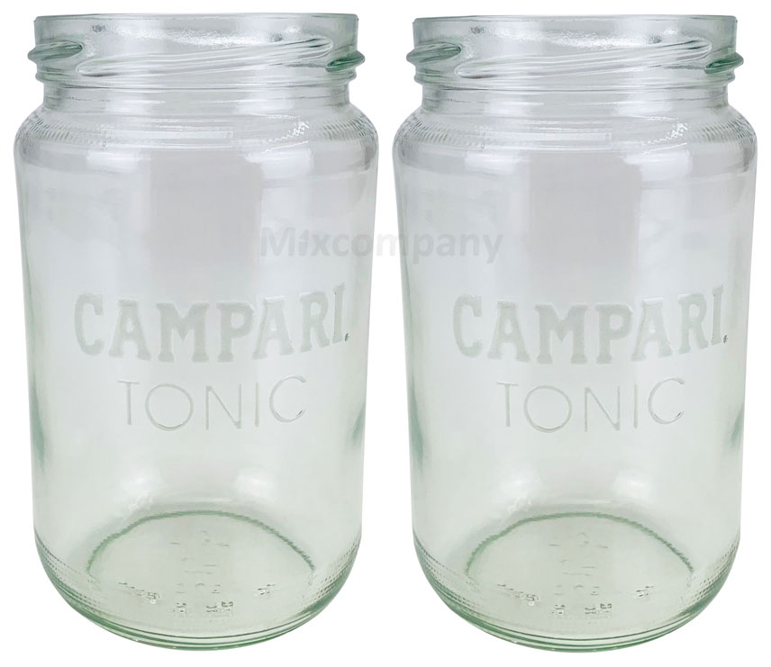 Campari Tonic Lynchglas Longdrinkglas Glas Gläser Set - 2x Cocktailglas