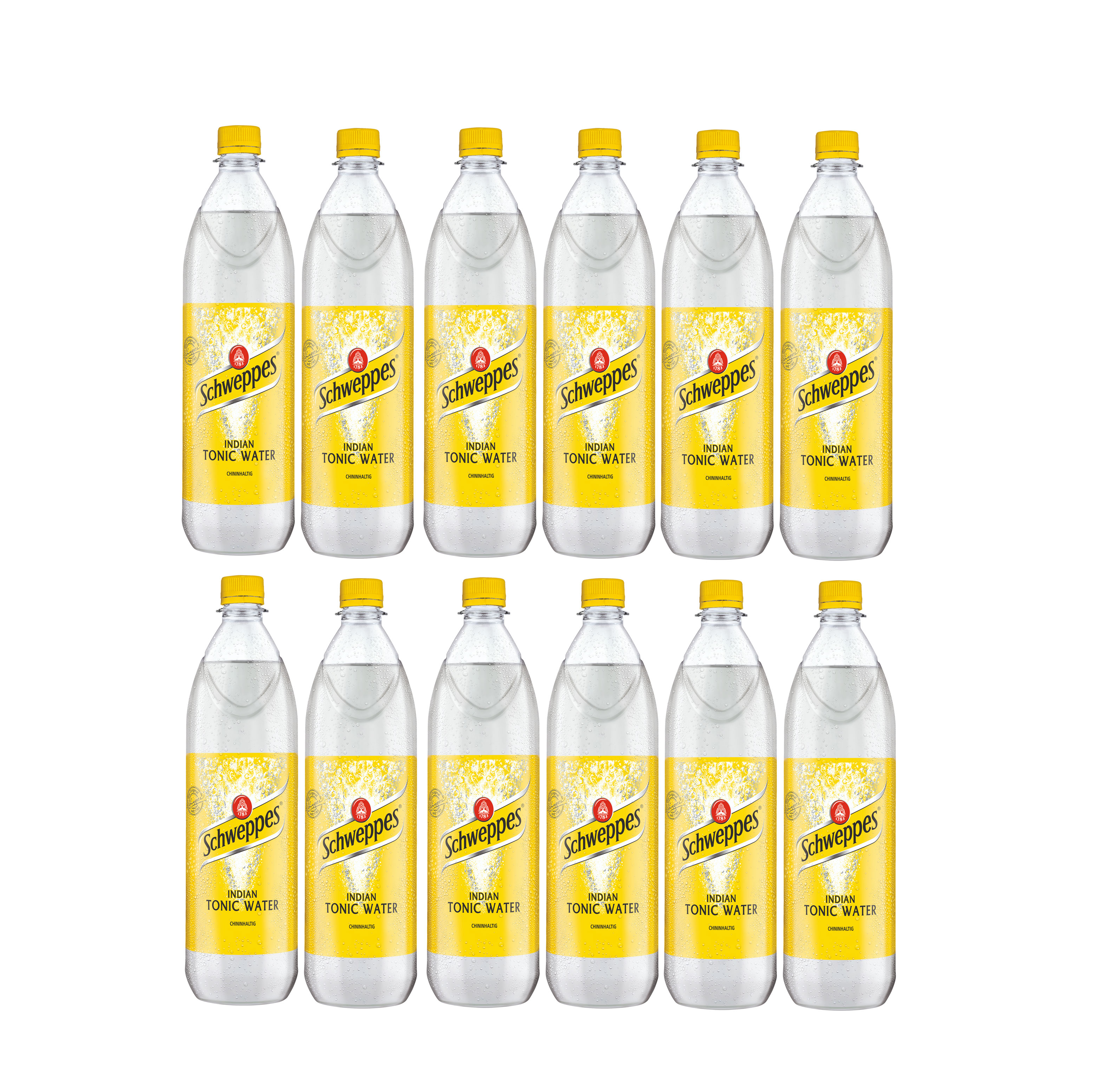Schweppes Indian Tonic Water 12er Set 12x 1L inkl. Pfand MEHRWEG