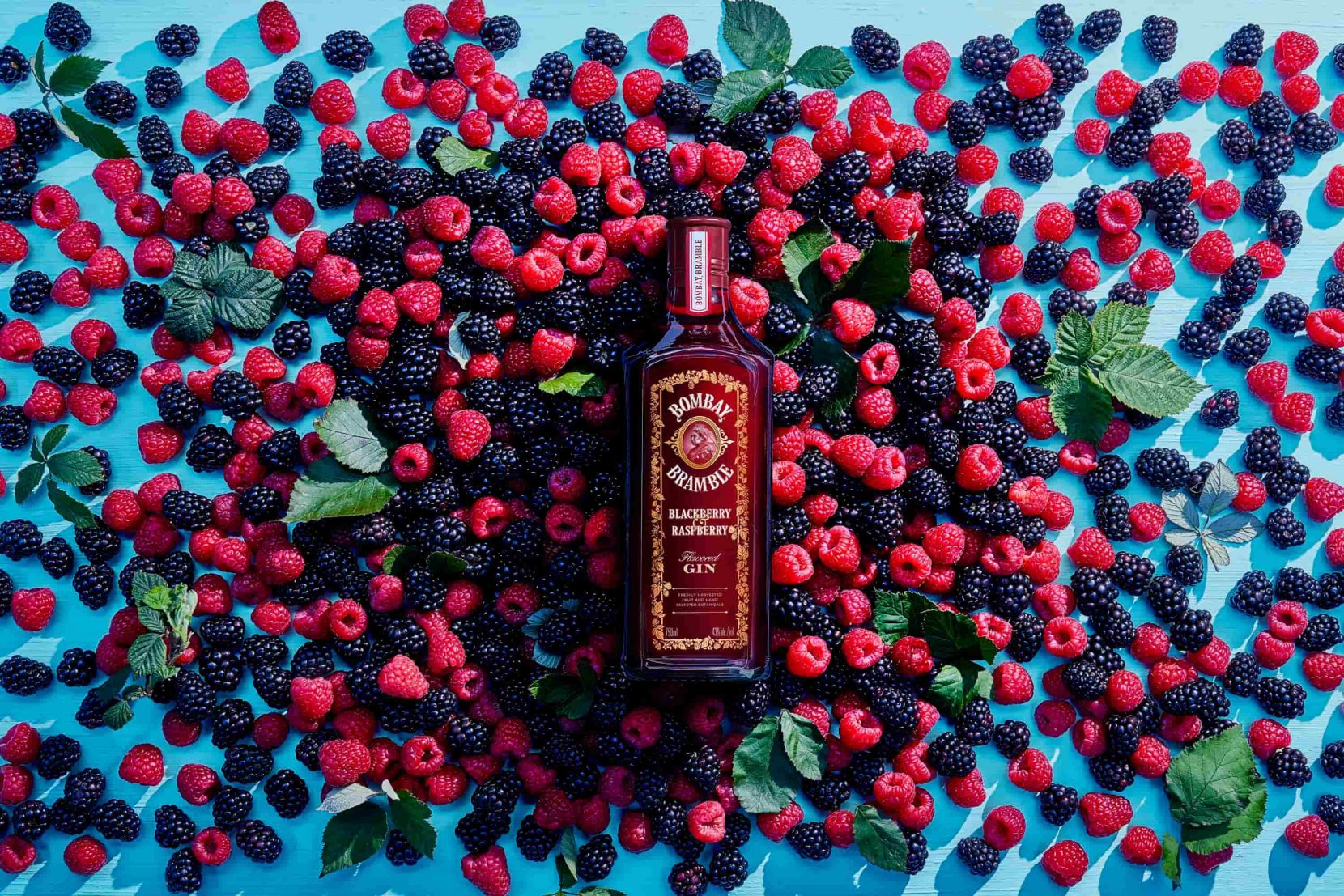Bombay Bramble 2er Set Distilled Gin 2x 0,7L (37,5% vol) Blackberry + Raspberry Infusion- [Enthält Sulfite]