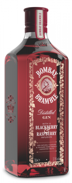 Bombay Bramble Tonic Geschenkset - Bombay Blackberry Gin 0,7l (37,5% Vol) + 2er Set Longdrink Glas + 2x Schweppes Tonic Water 200ml inkl. Pfand MEHRWEG - [Enthält Sulfite]