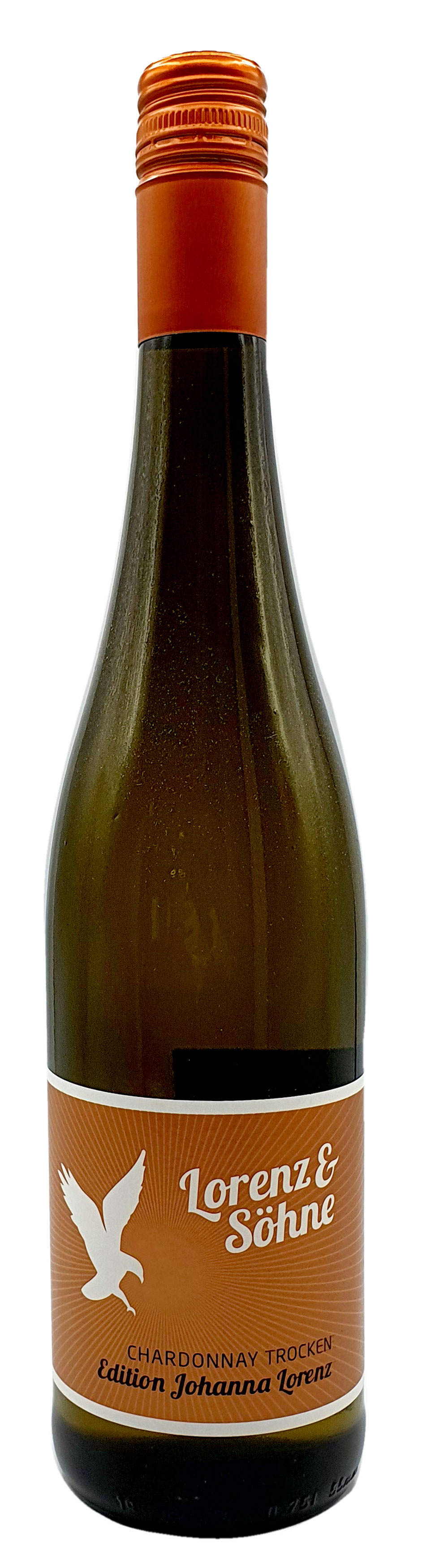Lorenz & Söhne - Chardonnay Trocken - Edition Johanna Lorenz 0,75L (13% Vol) Deutscher Qualitätswein -[Enthält Sulfite]