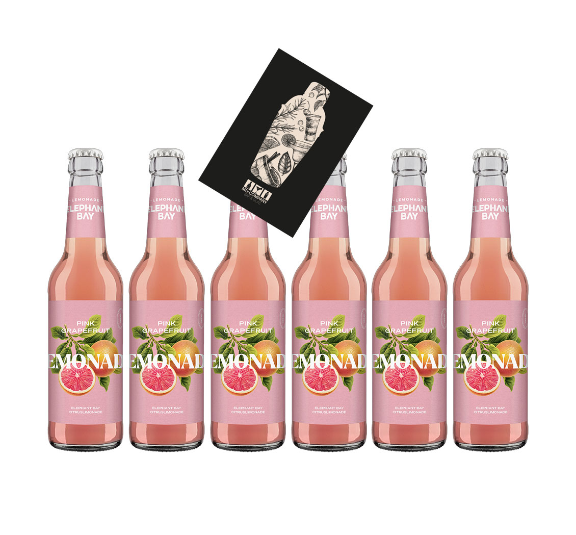 Elephant Bay Pink Grapefruit Lemonade - 6x Elephant Bay Pink Grapefruit je 330ml inkl. Pfand - MEHRWEG