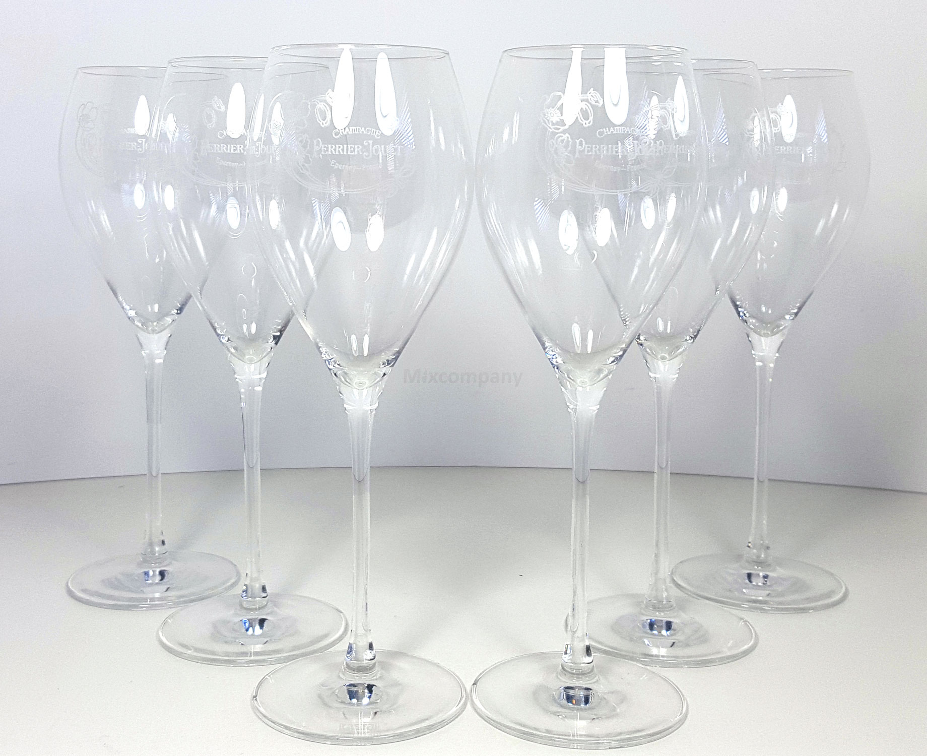 Pierre Jouet Gläser Set - 6x Wein / Champagne / Prosecco Gläser