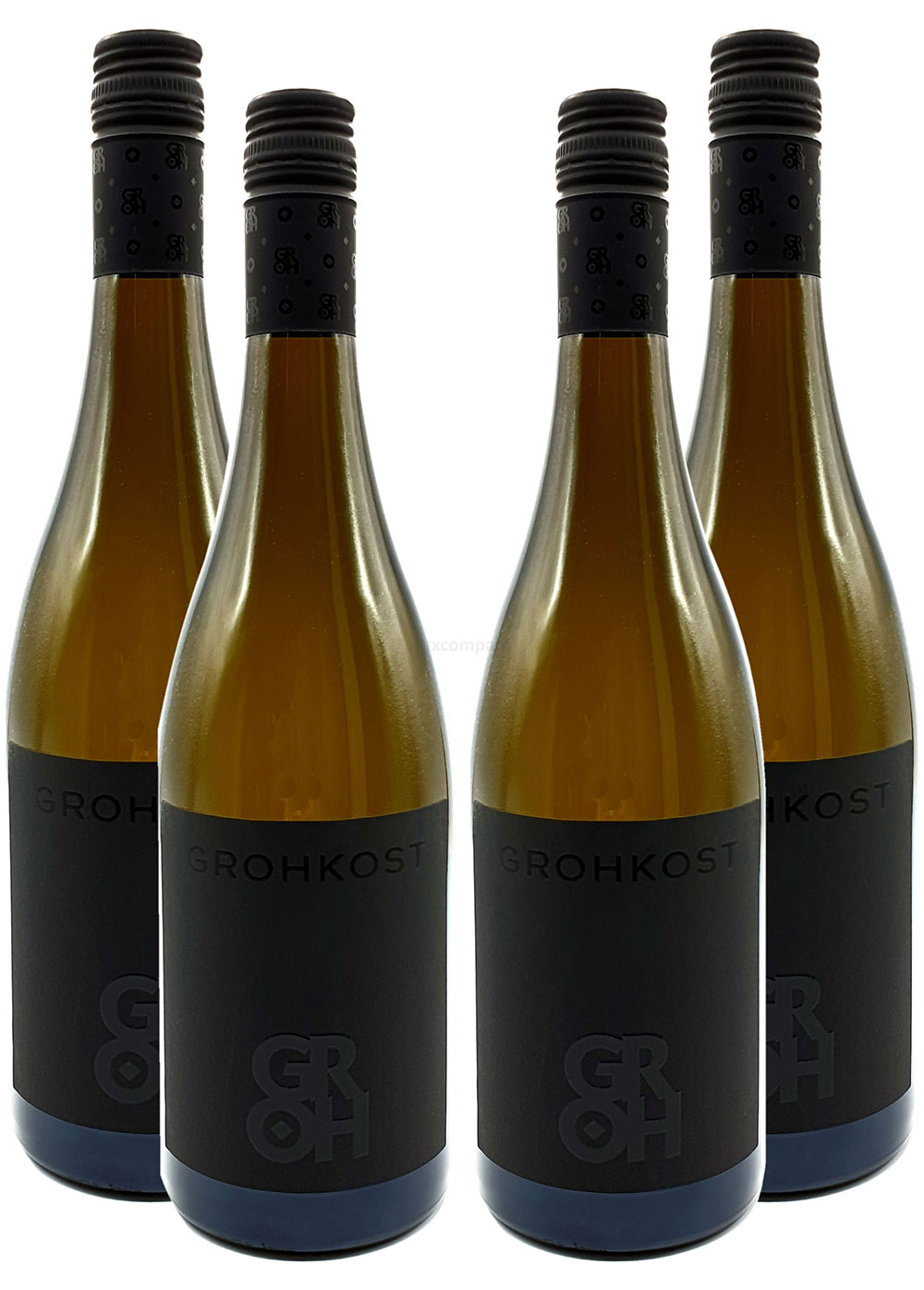Groh - 4er Set Grohkost Weissburgunder Trocken - Deutscher Qualitätswein 0,75L (14,0% Vol) -[Enthält Sulfite]