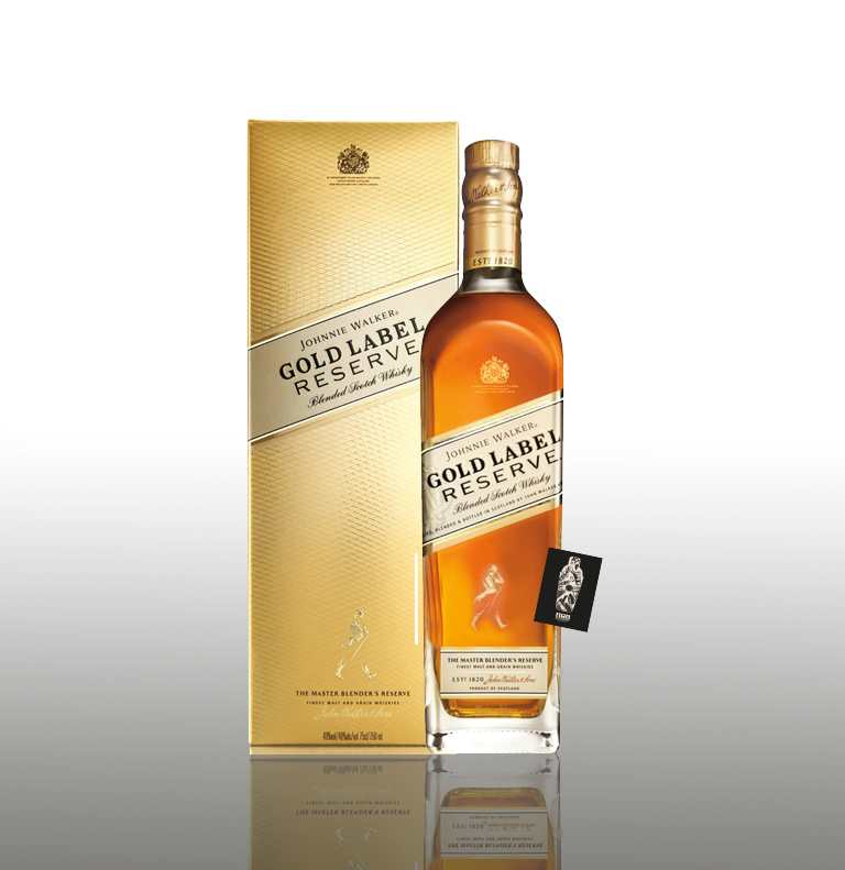 Johnnie Walker Gold Label Reserve Old Scotch Whisky in GP 0,7l (40% vol.) inkl. Geschenkbox (s. Bild)- [Enthält Sulfite]