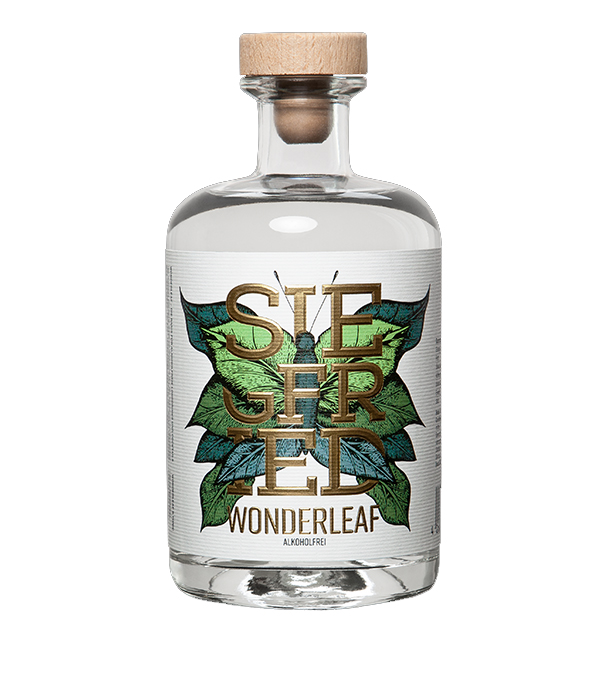 Siegfried Wonderleaf 0,5l (0% Vol) alkoholfrei zuckerfrei Longdrink Cocktail Bar - [Enthält Sulfite]