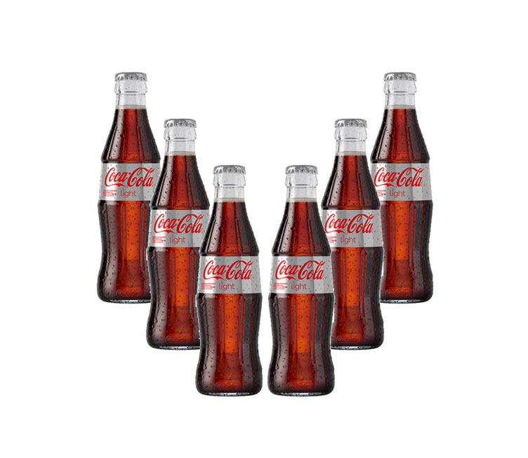 Coca Cola light 6er Set Cola light 6x 0,2L inkl. Pfand MEHRWEG