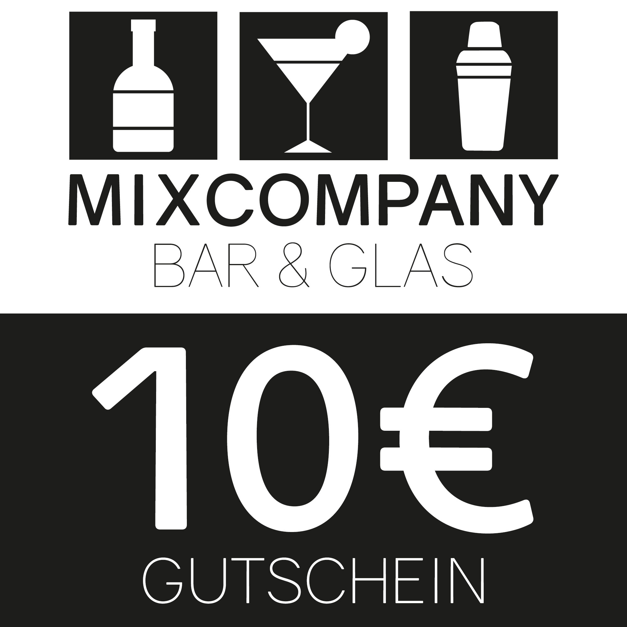 Mixcompany Geschenkgutschein Gutschein 10-