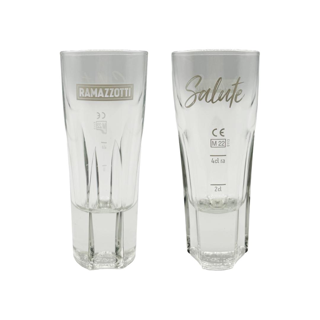 Ramazzotti Salute 2er-Set Longdrinkglas - 4cl & 2cl geeicht 