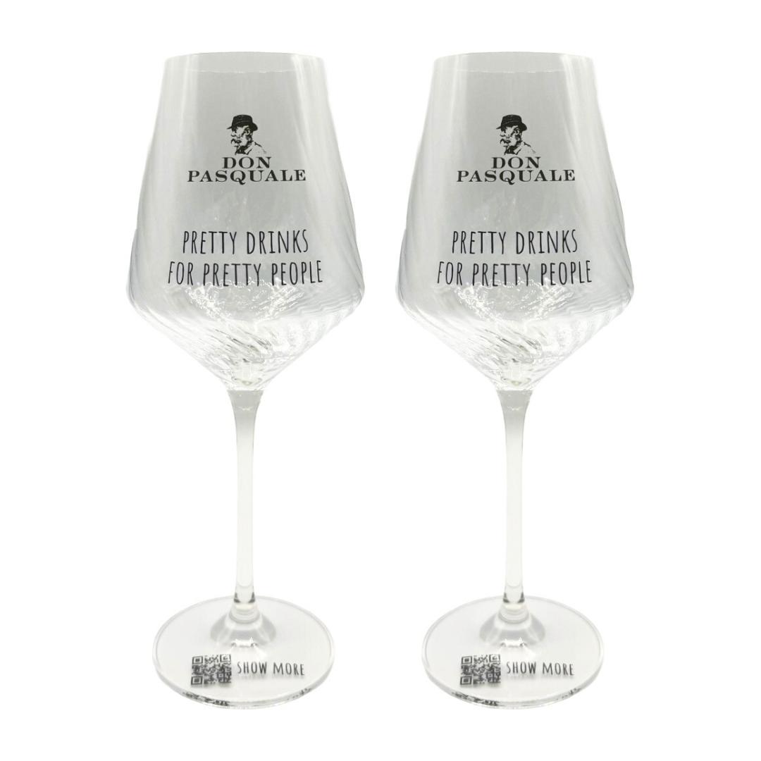 Don Pasquale Weingläser 2er-Set – Pretty Drinks for Pretty People