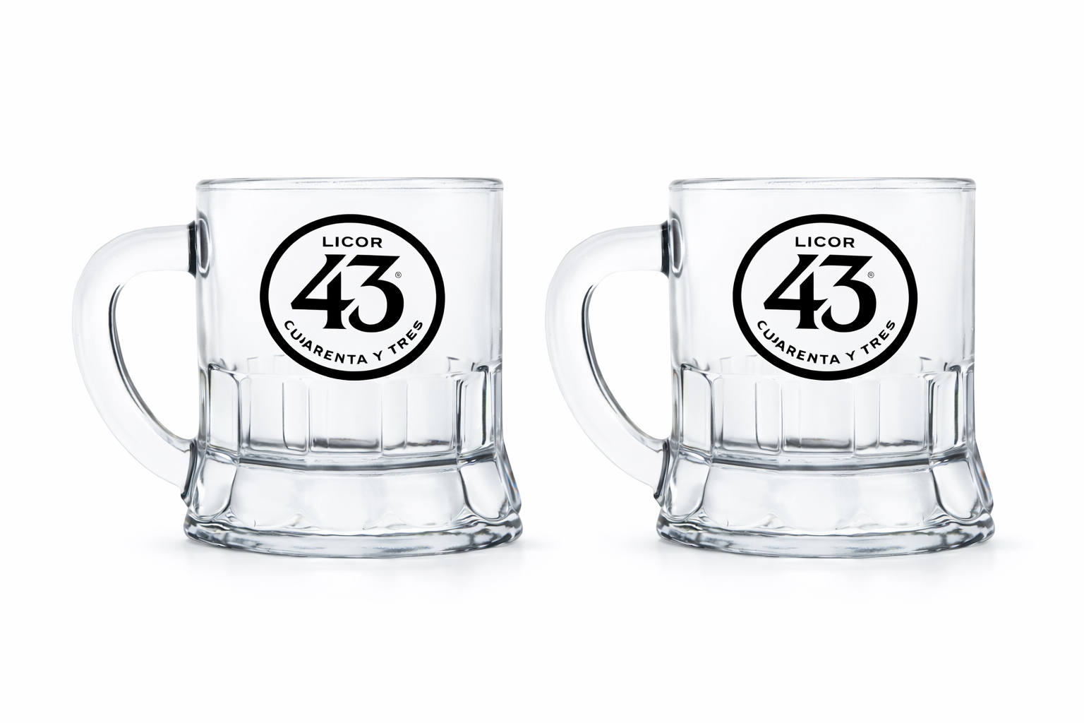 Licor 43 Minibeer Gläser 2er Set – Shotgläser / Pinnchen für 43er Likör