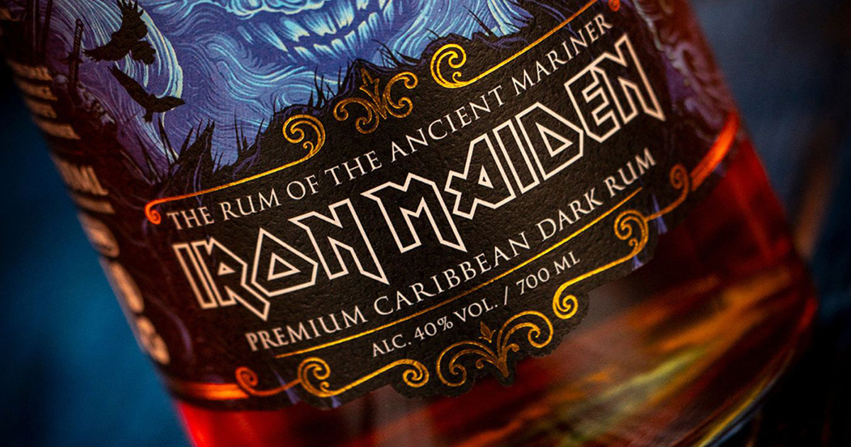 Iron Maiden Premium Caribbean Dark Rum – 0,7 L – 40 % Vol. – The Rum of the Ancient Mariner- [Enthält Sulfite]